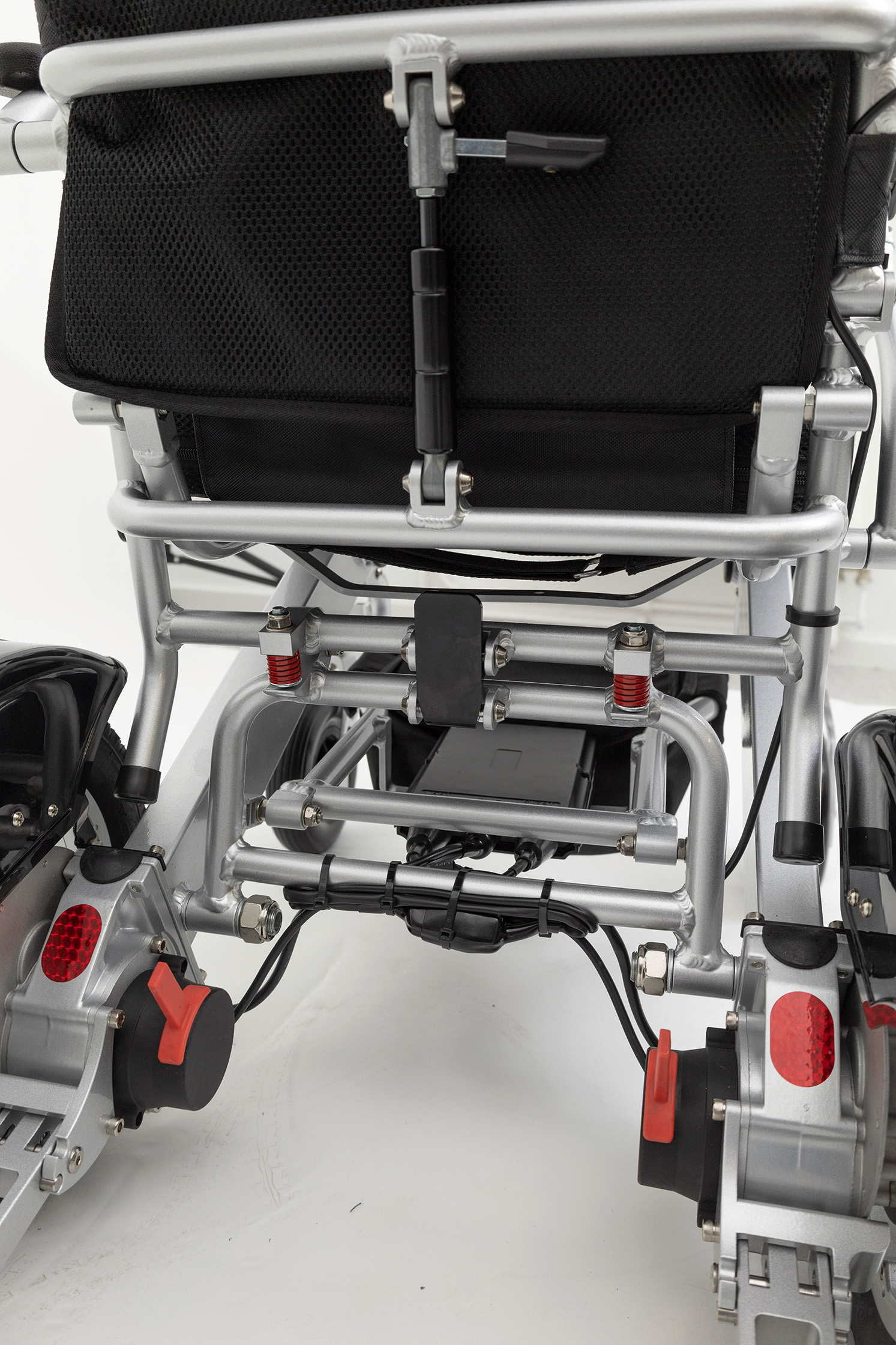 Dossier inclinable par vérin à gaz fauteuil roulant