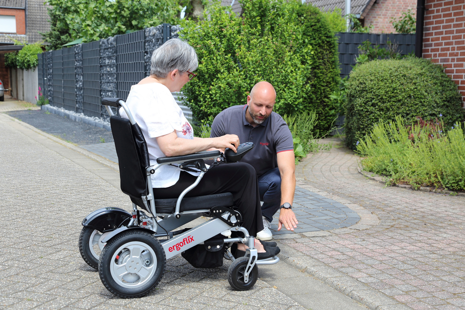 Pente et fauteuil roulant ergoflix
