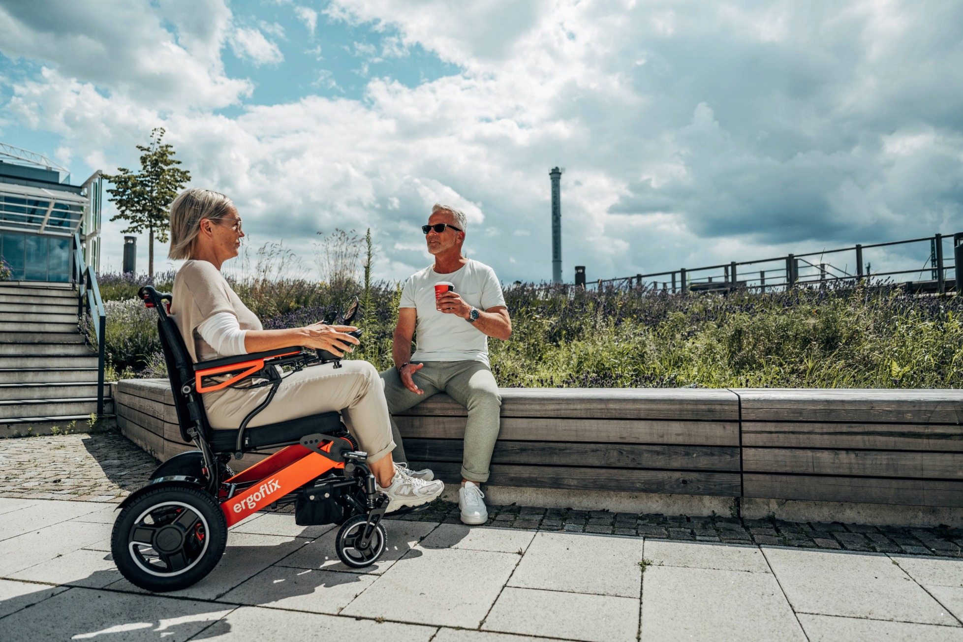 Entretien du fauteuil roulant électrique pliant ergoflix