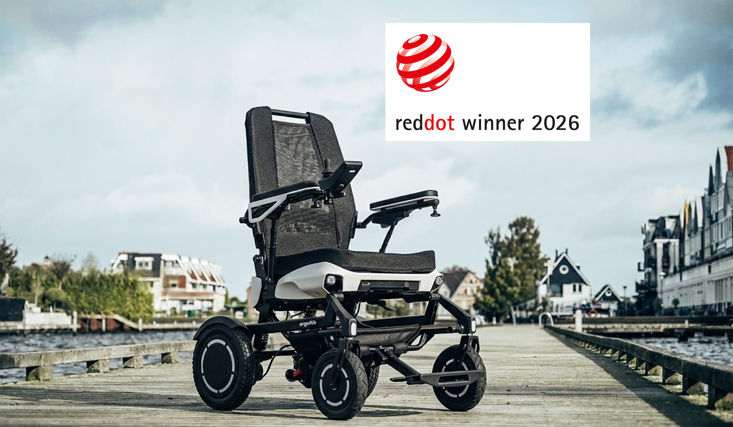 Fauteuil roulant &eacute;lectrique ergoflix Vario RedDot Award